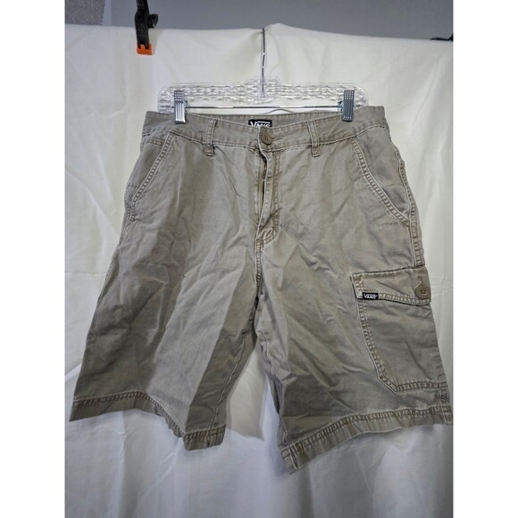 Vans Other - Vans Men's Cargo Shorts 34 Khaki 100% Cotton Off The Wall